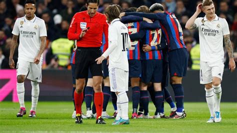 barca vs madrid live score